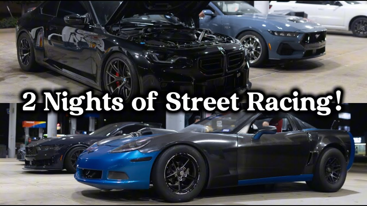 2 Nights of Roll Racing | Twin Turbo GT500, Twin Turbo Dark Horse, 700HP M2, Whipple S650, Built C6
