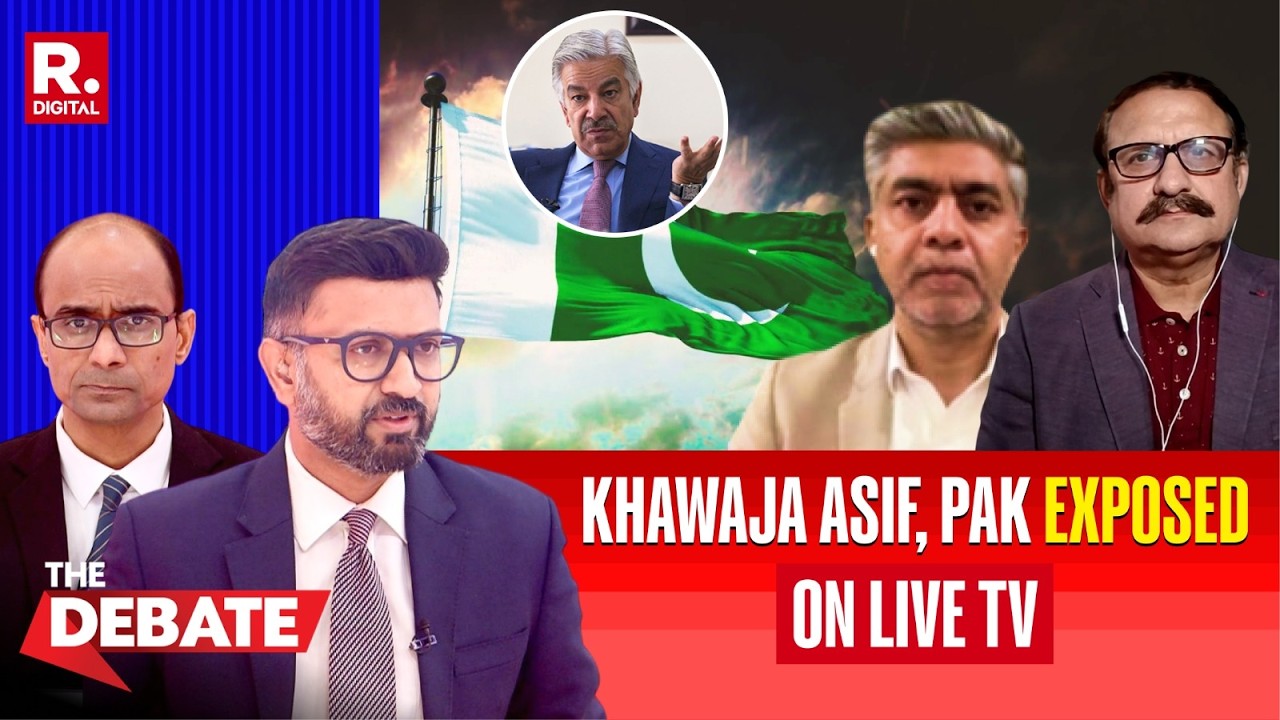 Republic Exposes Khawaja Asif's Sordid Previous Remarks On Zionism | Pakistani Guest Embarrased Agai