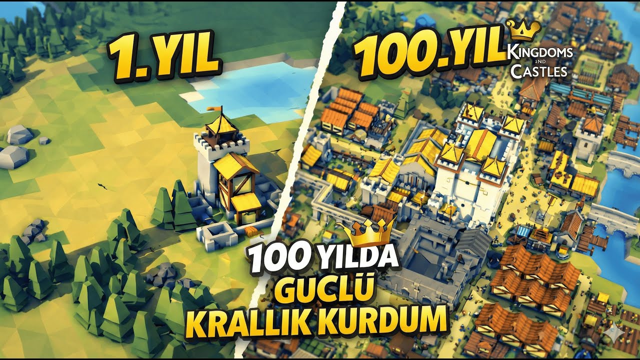 100 YIL BOYUNCA KRALLIK YÖNETMEK! | Kingdoms and Castles