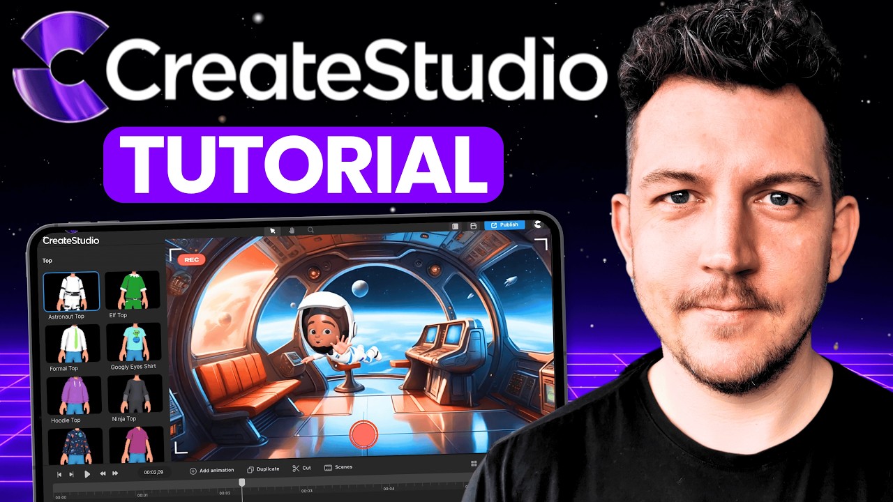 CreateStudio Tutorial 2026: Make Animated Videos FAST