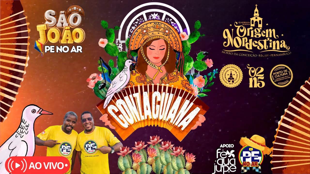 [SÃO JOÃO 2025] JUNINA ORIGEM NORDESTINA ESTREIA DO ESPETÁCULO GONZAGUIANA AO VIVO #saojoao