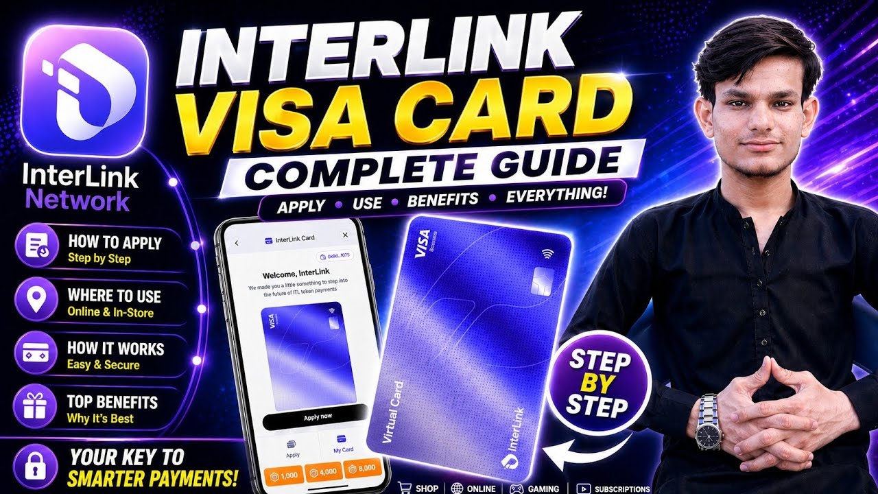 Get Your Interlink Virtual Visa Card Now! Deposit, Withdraw & Activation Guide