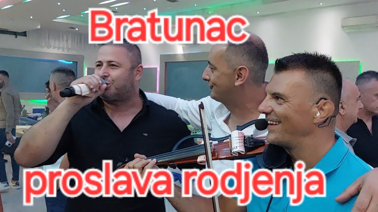 Zuti, Srecko Maric i Varagic violina. Bratunac proslava rodjenja kod Goluba