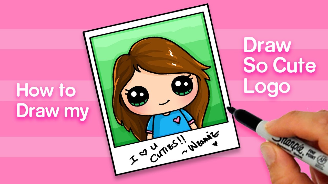 How to Draw the Draw So Cute Girl Logo
