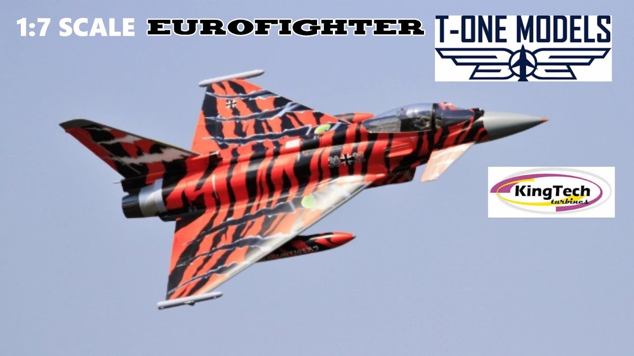 T-ONE MODELS 1:7 SCALE EUROFIGHTER TYPHOON - KING TECH K-160G2 TURBINE - 2020,