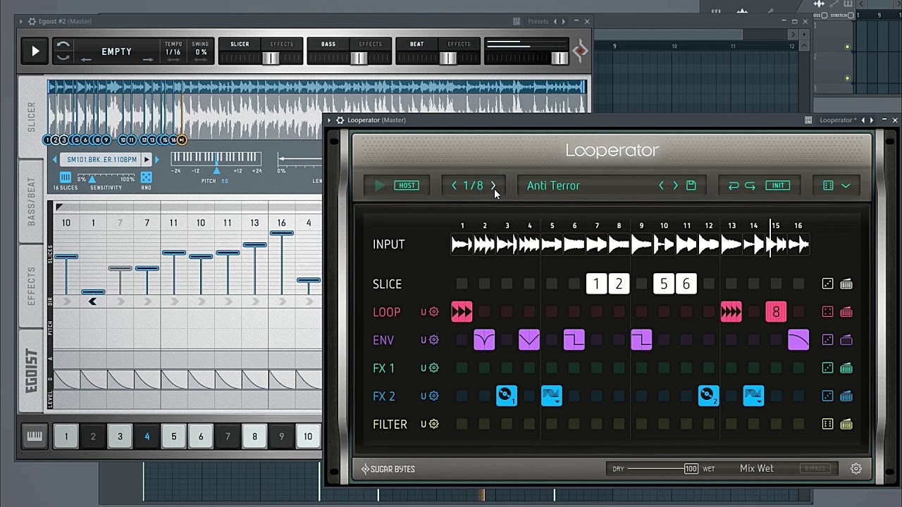 Sugar Bytes Egoist + Looperator test