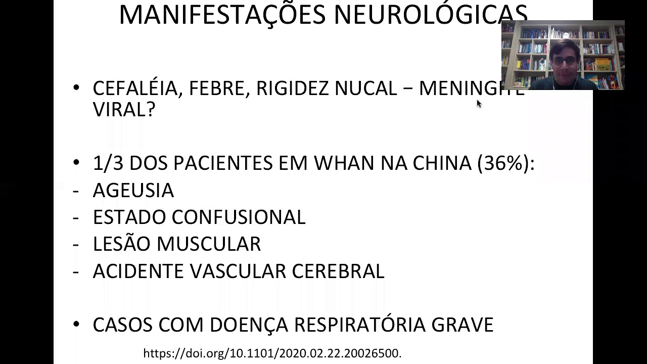 Doenças Neurológicas e COVID-19 21/03/2020