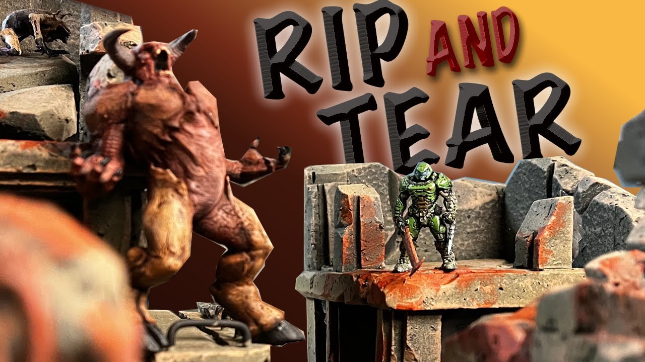 Crafting Hell: Building My Doom Eternal Diorama!