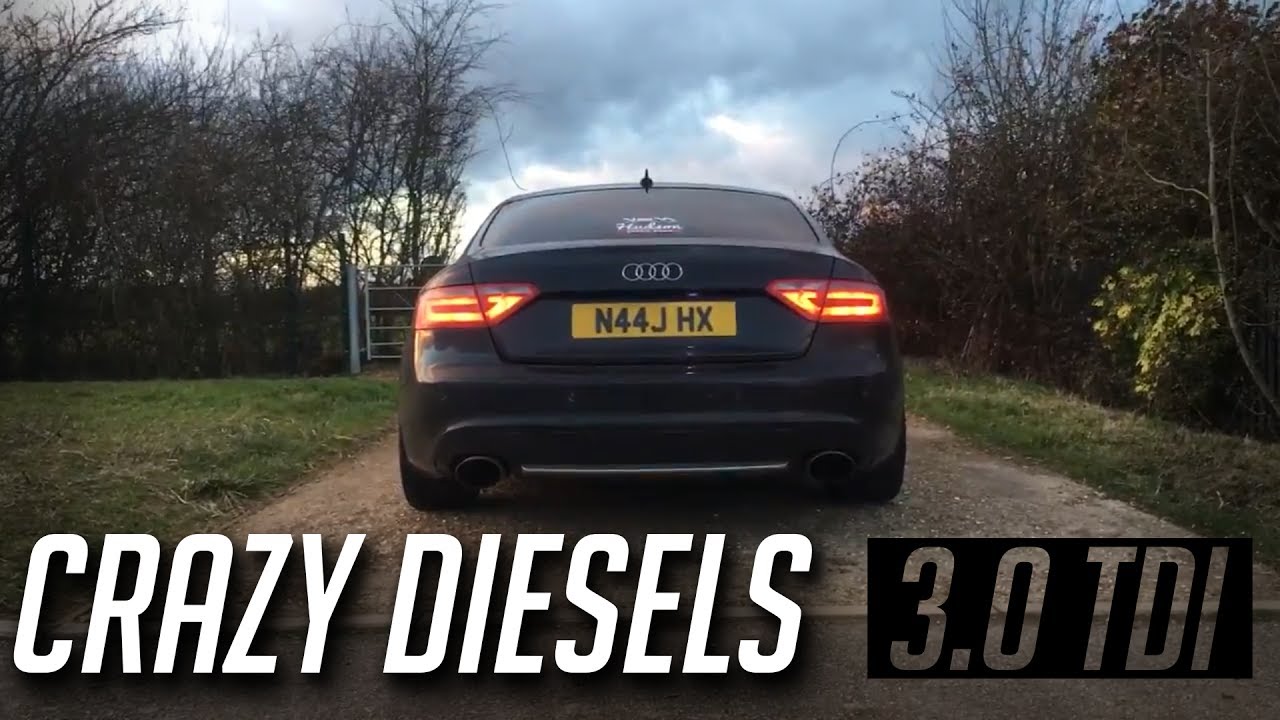 Audi A5 3.0 TDI Crazy Diesel Sound Compilation Part 3