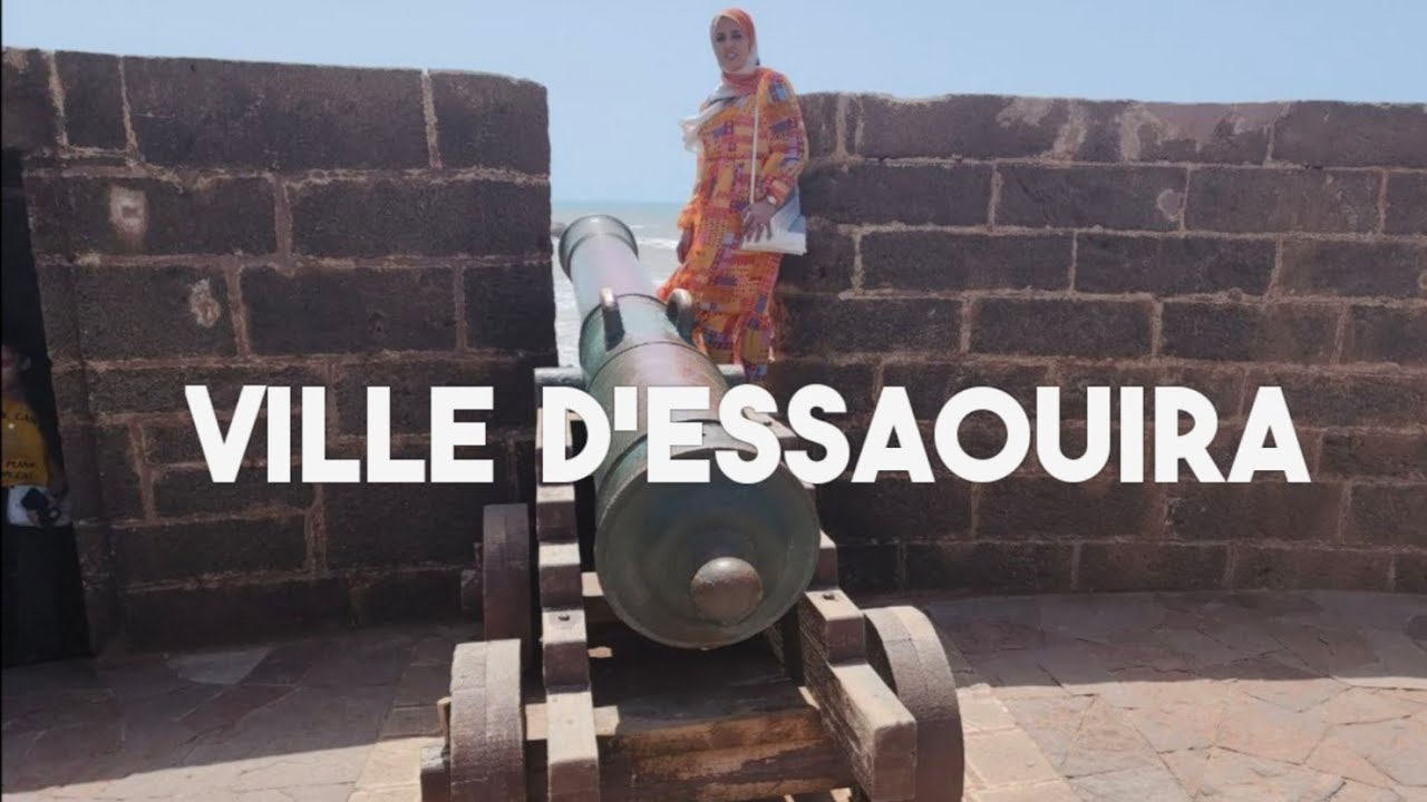 جولة في مدينة الصويرة  الجميلة  وشاطئ مع سكن اجر يلاهو معايا🏃‍♀️Ville d'Essaouira