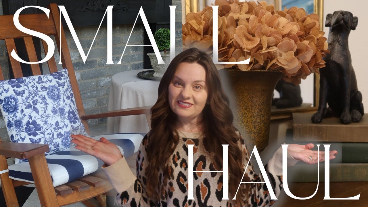 thrifting for my cottage style home: February Edition || Intentional and Realistic Thrift Haul