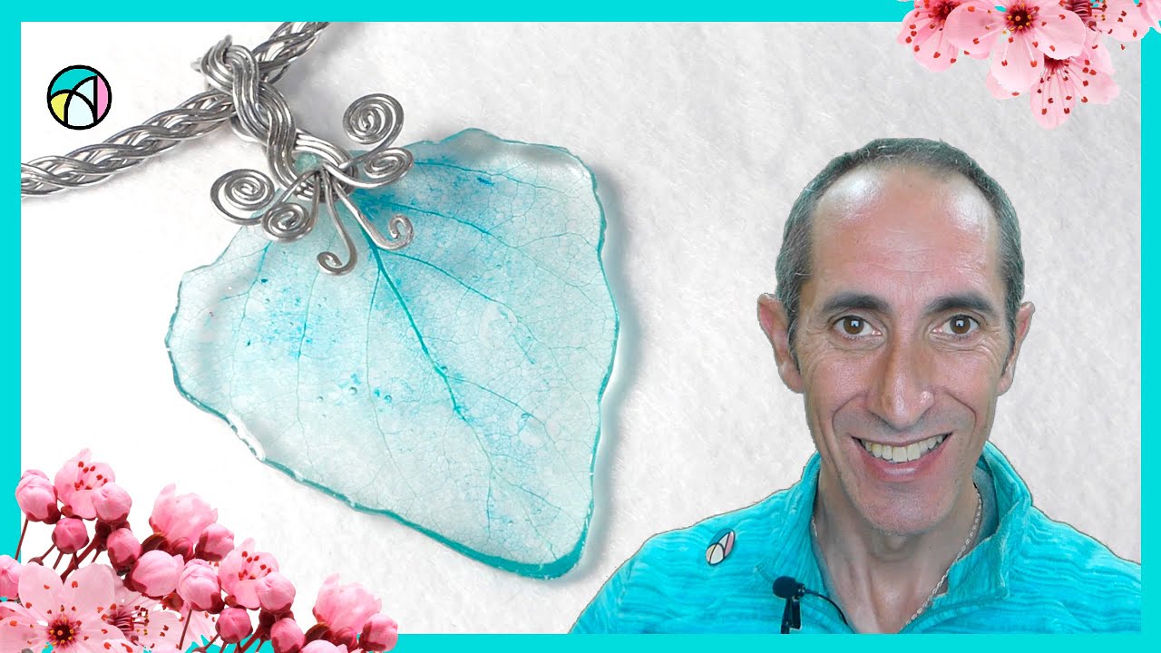 💎 DIJE O COLGANTE 🍁 CON HOJAS SECAS ESQUELETIZADAS 🍁 hecho con RESINA UV (NO epoxi)