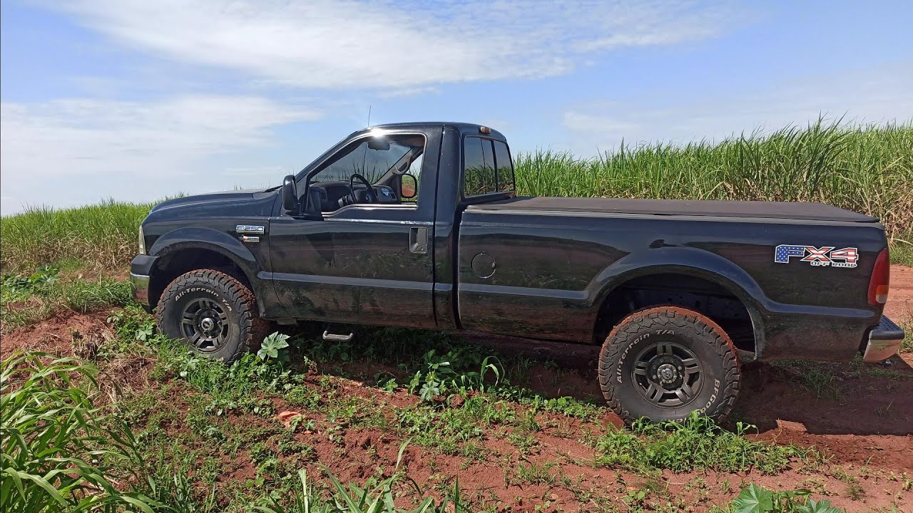 f250 Cummins 4x4 testando 4x4