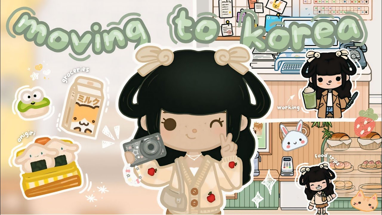 переезд в Корею 📦🧸 тур по квартире + забег Boba + работа с айдолами 💌 | toca boca world