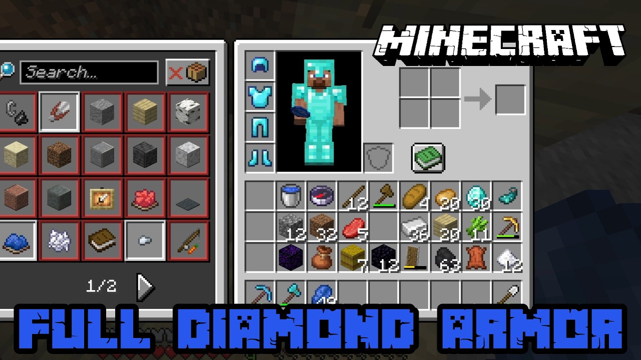 FULL DIAMOND ARMOR||Minecraft part 5