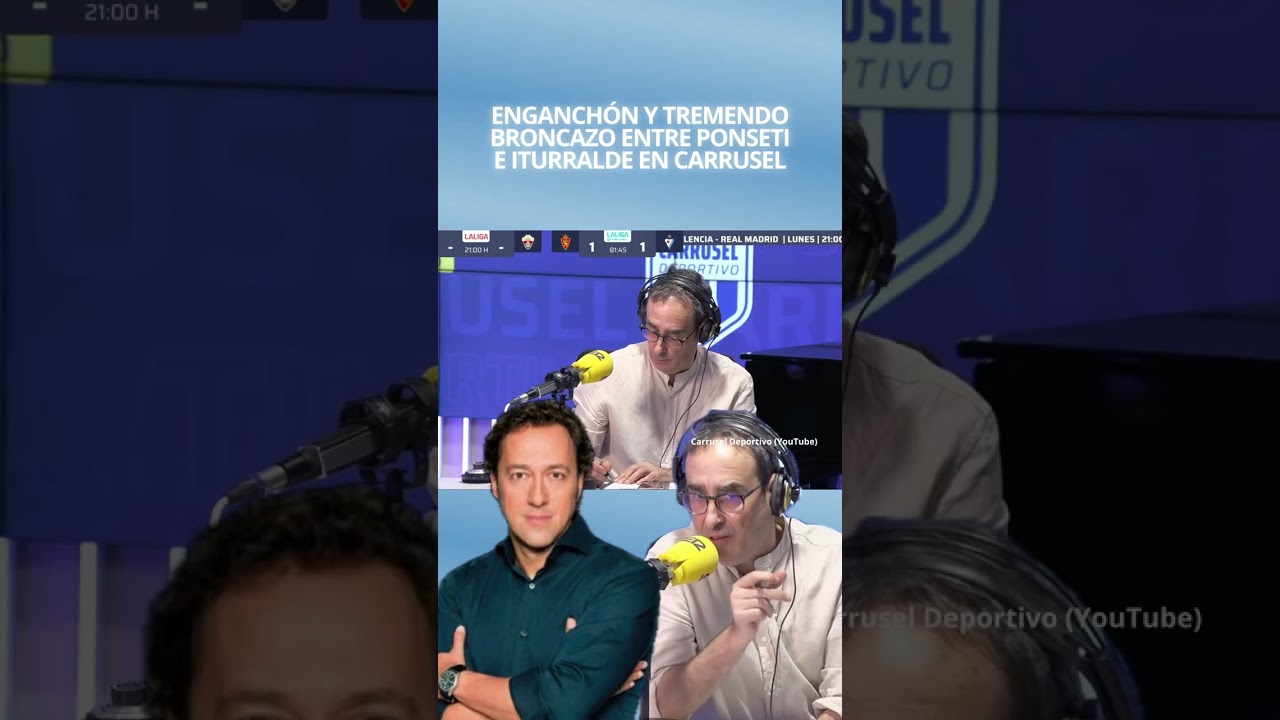 🏈🎤 ENGANCH&Oacute;N ENTRE ITURRALDE GONZ&Aacute;LEZ Y PONSETI EN CARRUSEL DEPORTIVO POR LA SUPERBOWL Y BAD BUNNY