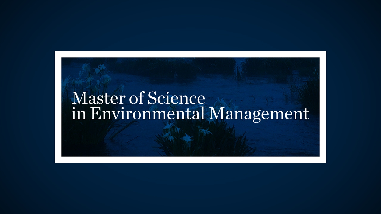 Master of Science in Environmental Management Degree, Samford University