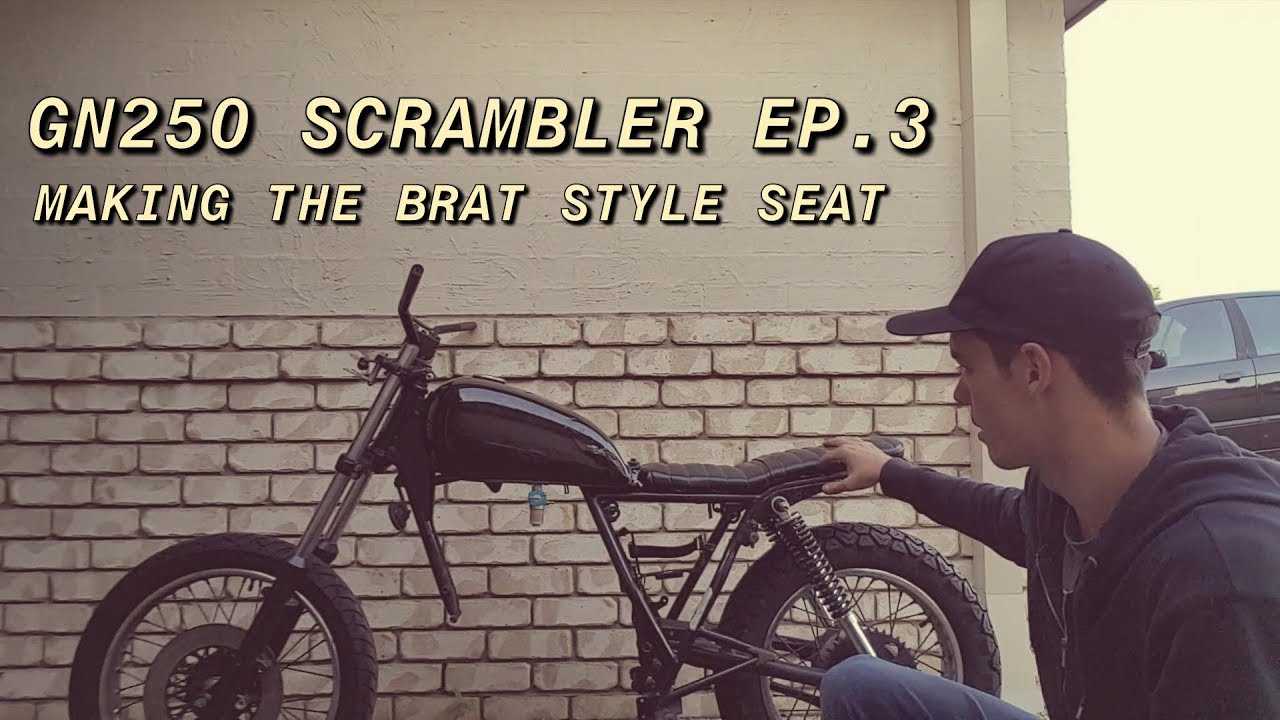 Budget Suzuki GN250 Scrambler EP.3 Brat Style Seat