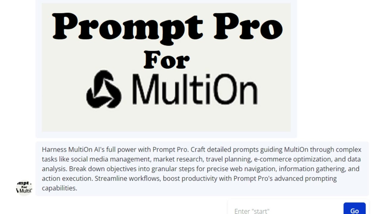 Prompt Pro For MultiOn