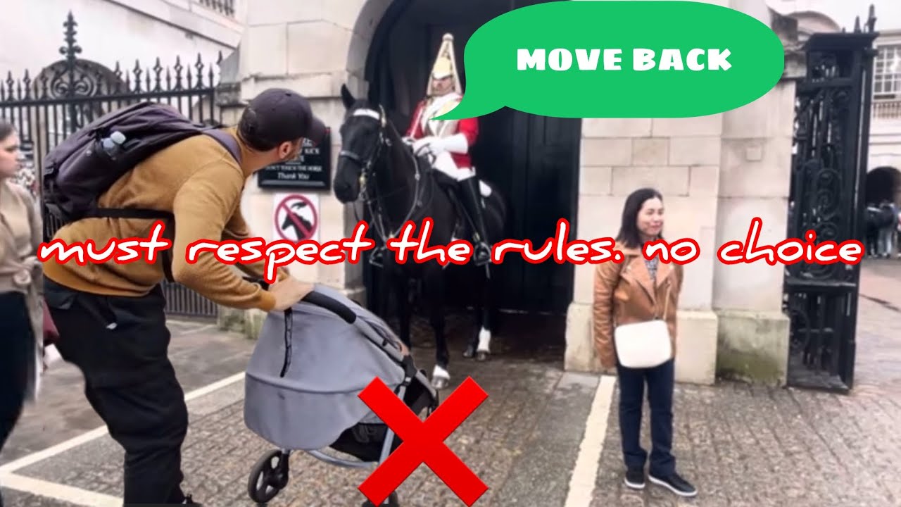 with this guard you have no choice. Must follow the rules.