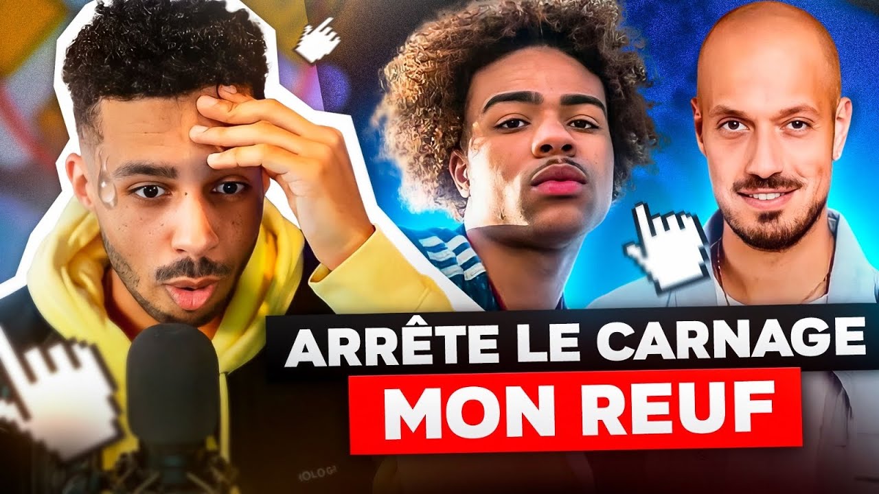 JE ME FAIS ALLUMER PAR CES YOUTUBEURS/RAPPEURS (Réaction à chaud)