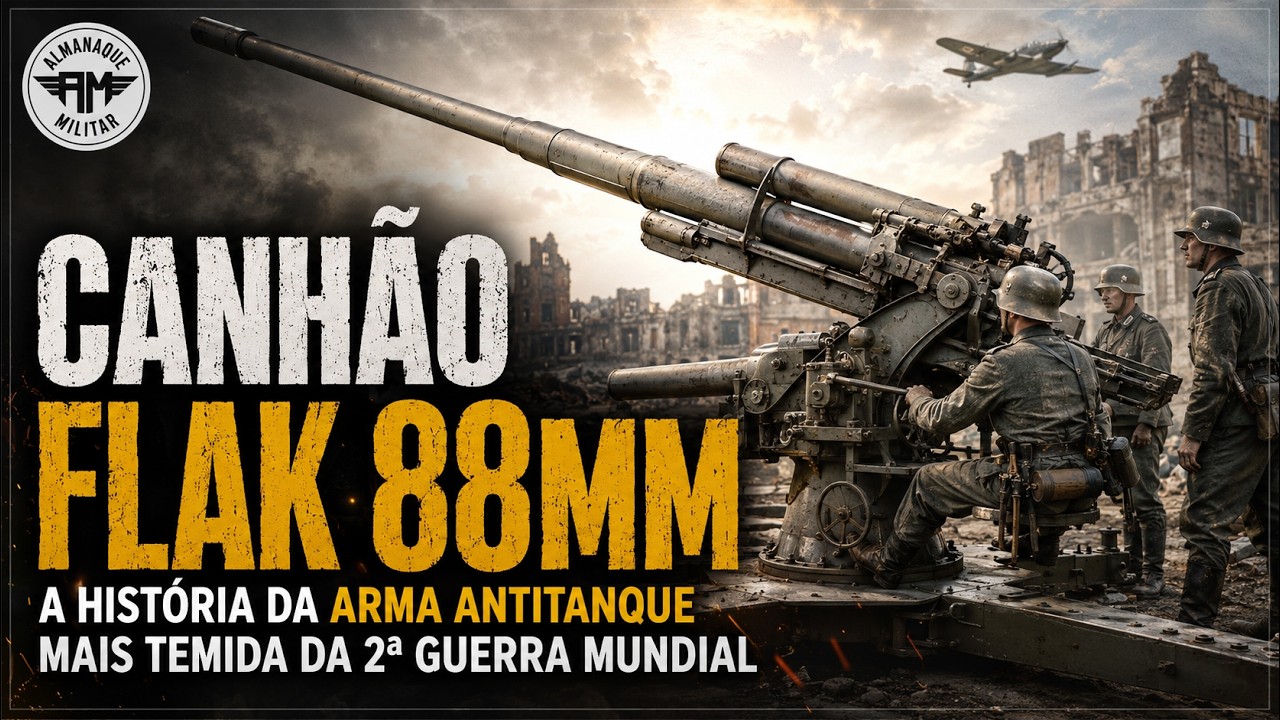 FLAK 88: A ARMA ALEMÃ MAIS LETAL DA SEGUNDA GUERRA MUNDIAL