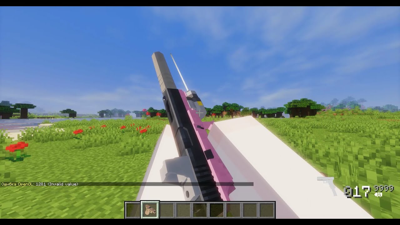 Дурачусь с модом Timeless And Classic Guns, В Minecraft 1.16.5