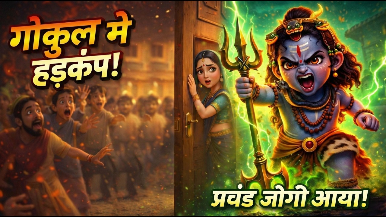 महादेव प्रचंड जोगी बनकर पहुँचे→ गोकुल में हड़कंप (विस्तृत दिव्य लीला )