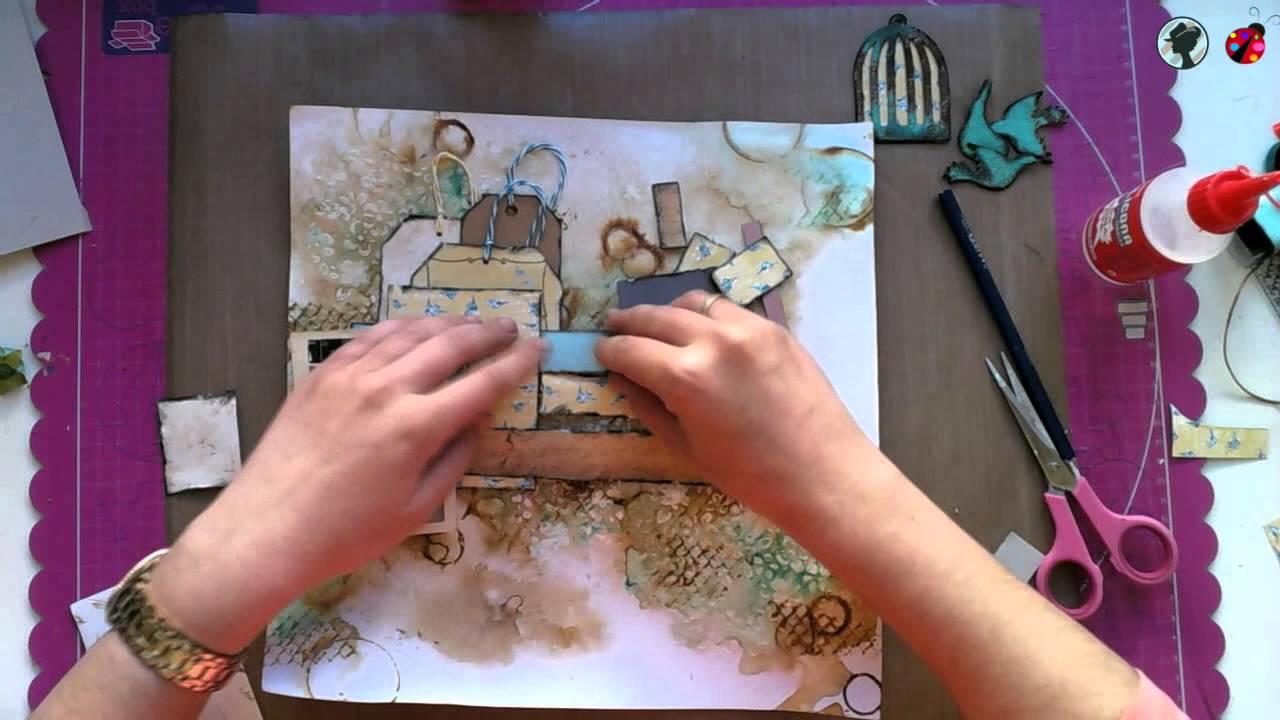 Lo Mix Media de Tiras de Papel