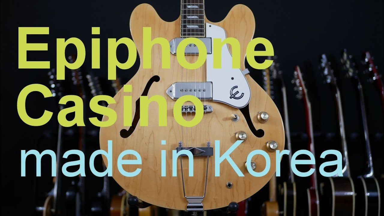 Epiphone Casino made in Korea, guitar demo