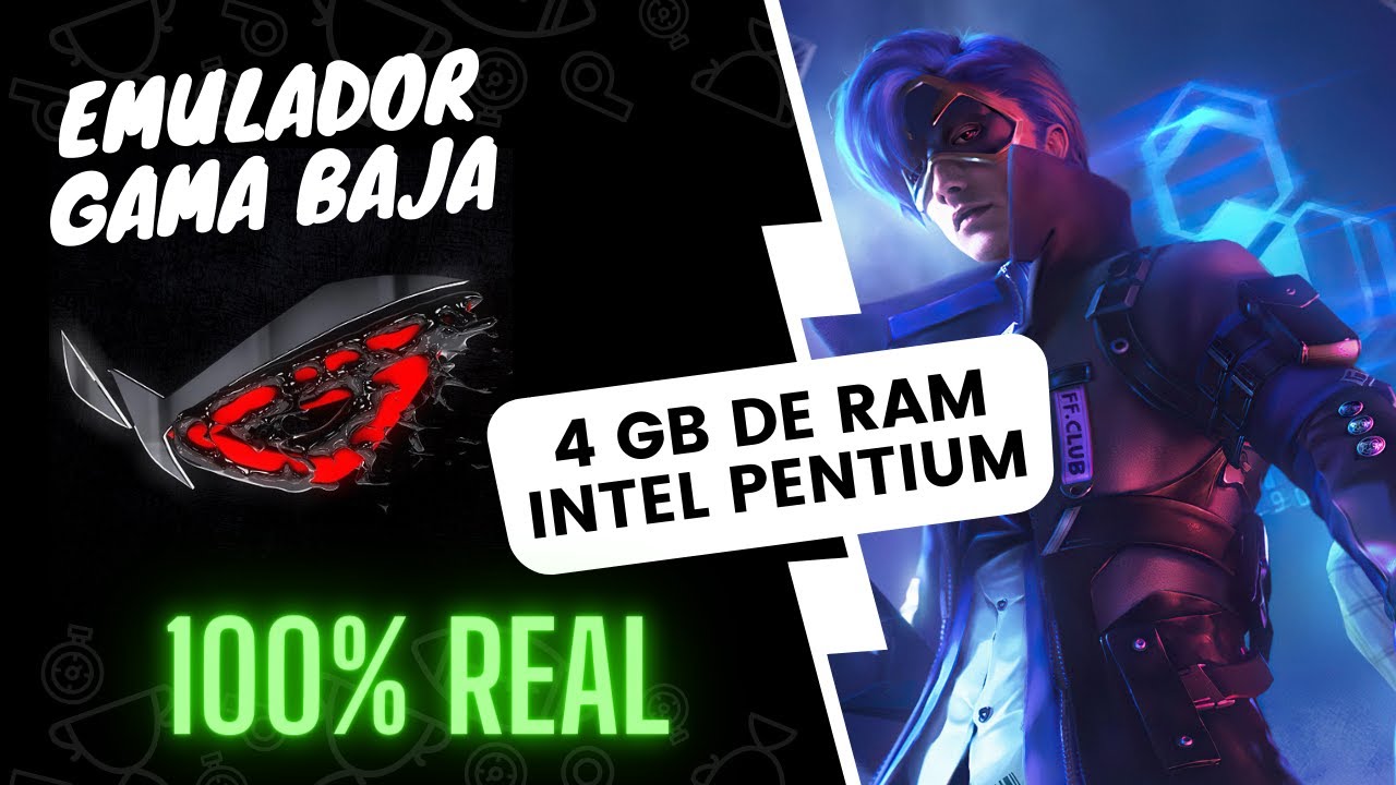 EMULADOR GAMA BAJA 4GB RAM X64 | PHOENIX OS ROG V3U5 | PENTIUM, CELERON Y AMD