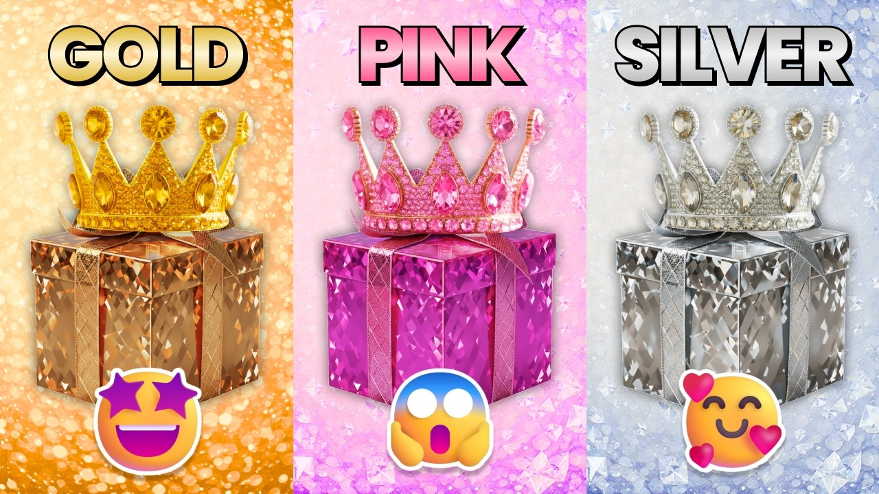 Choose Your Gift! 🎁 GOLD, PINK, or SILVER 💛🩷🤍 | Are You Feeling Lucky? 🍀