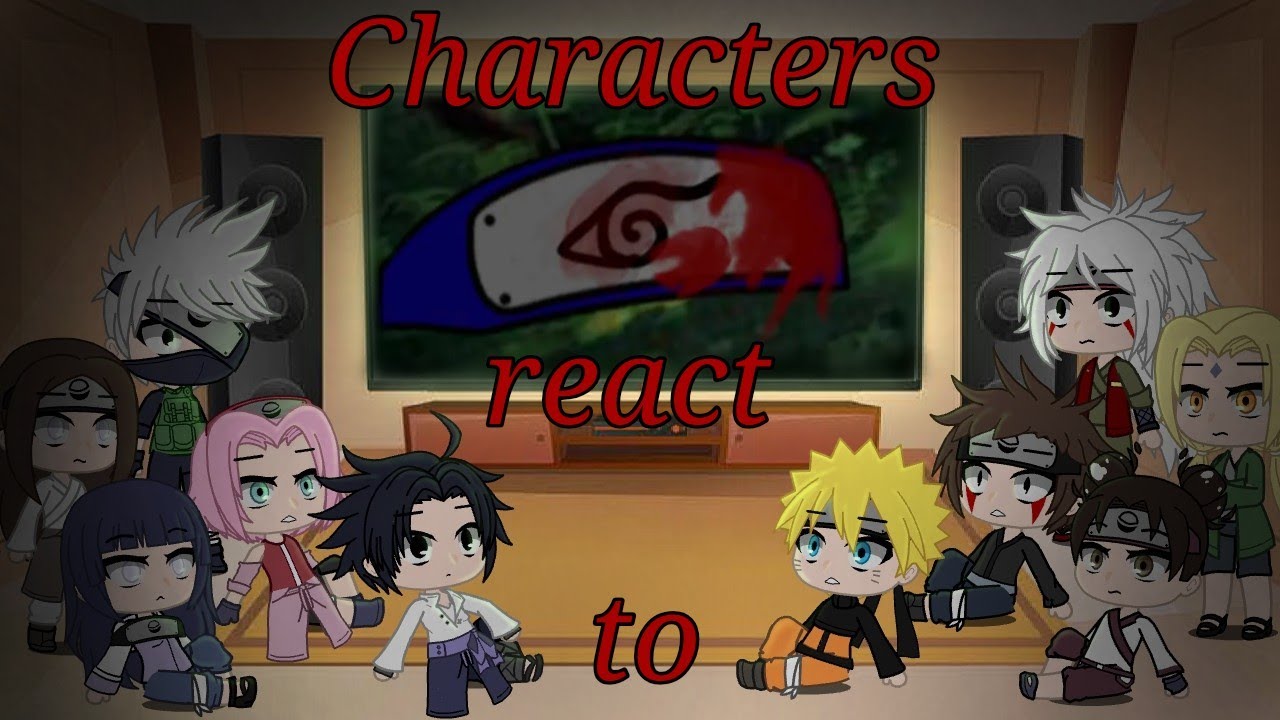 [Rus/Eng] Naruto characters react to 