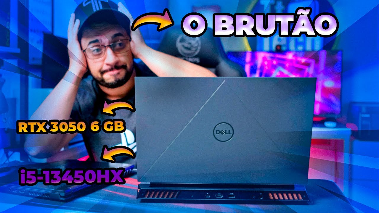 Dell G15 2023: o BRUTÃO com i5-13450HX e RTX 3050 6 GB CHEGOU!