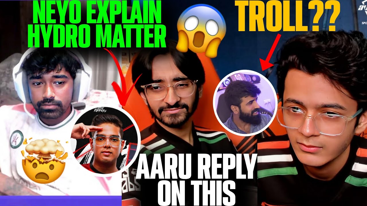 NEYOO EXPLAIN HYDRO MATTER 😱 || LIVE TROLL AGAIN 😡 || #godlike #jonathangaming 