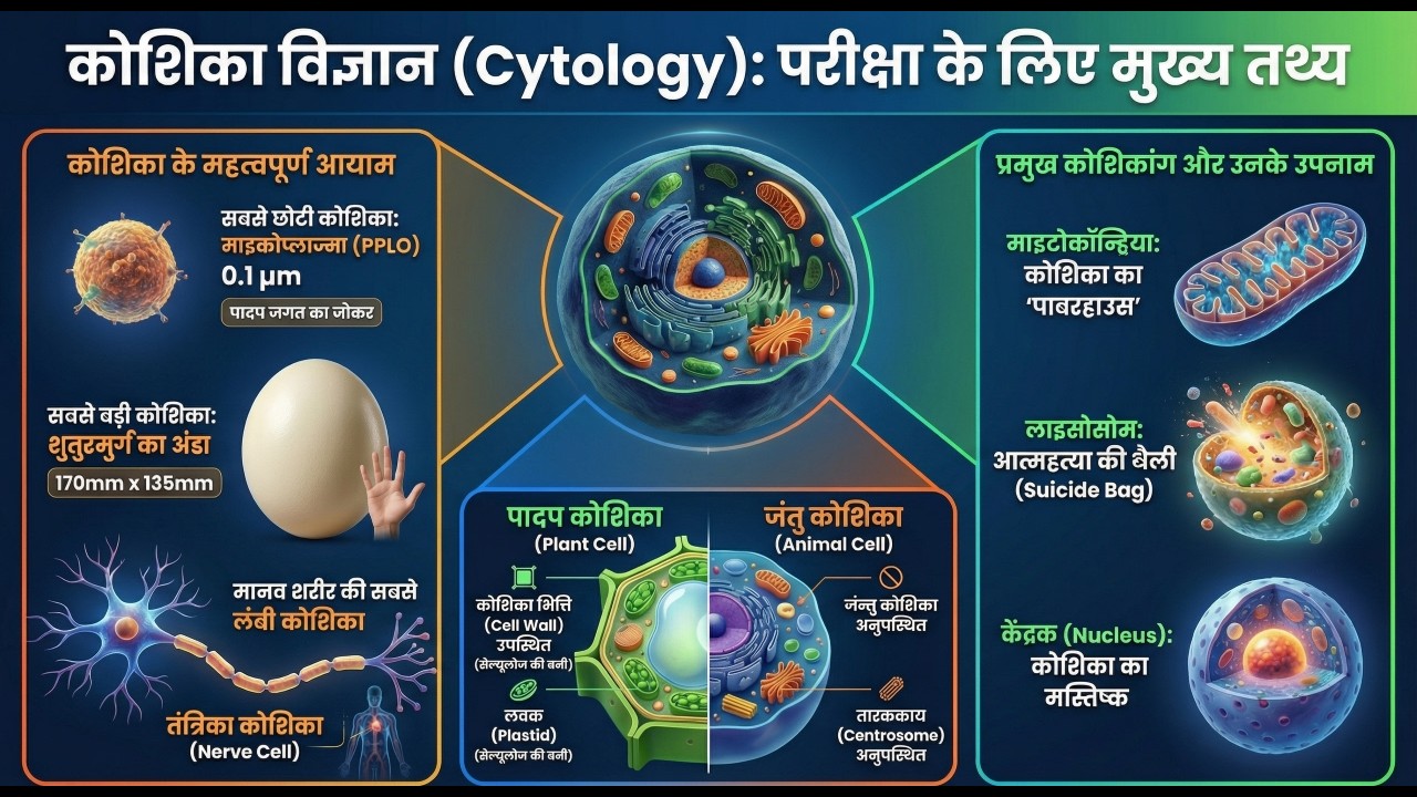 Cytology in 3D 🔬 | Cell Structure Complete Concept | All Competitive Exams Biology #upsc #ssc #exam