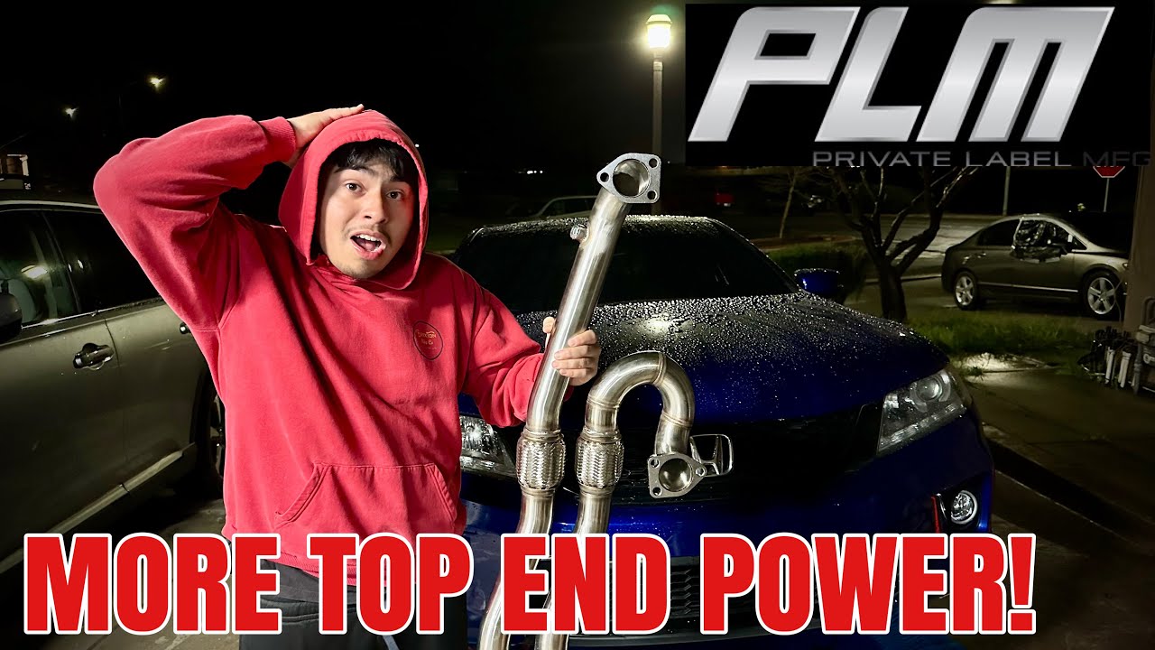 PLM Power Driven J-pipe on a 2013 Honda Accord V6