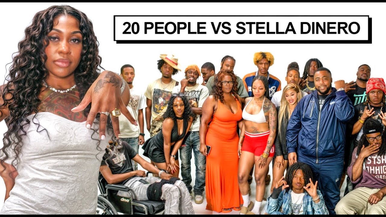 20 PEOPLE VS 1 INFLUENCER: Stella Dinero