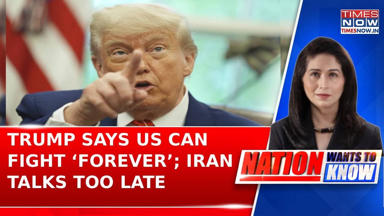 Trump’s Warning Amid Iran War: US Has ‘Virtually Unlimited’ Weapons, Says Talks With Tehran Are Late