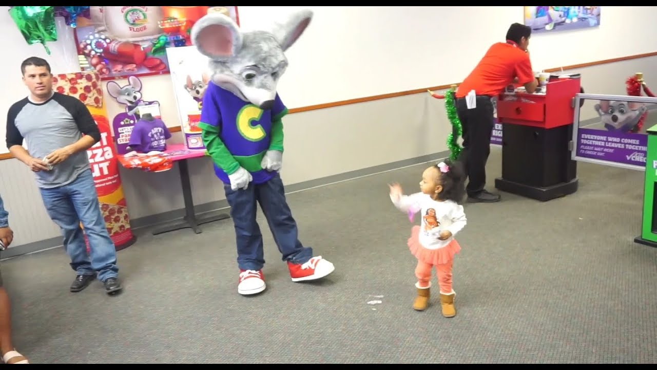 Chuck E. Cheese birthday take over from Princess Chloe