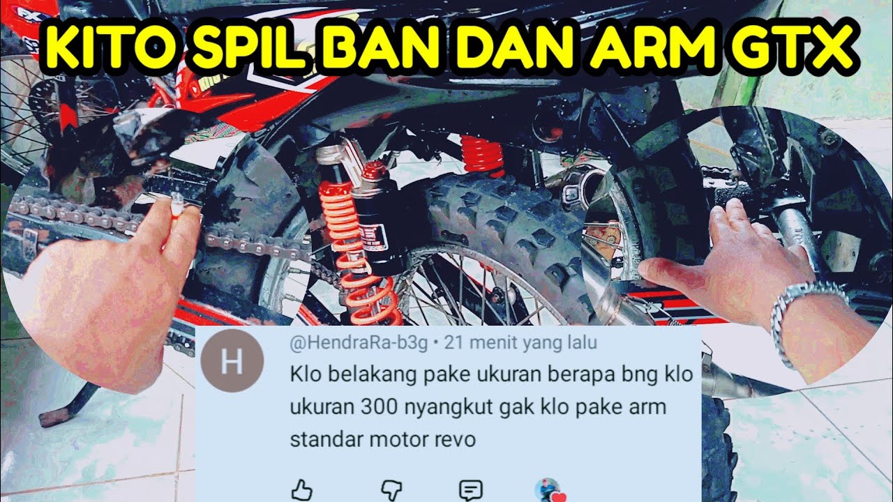 KITO SPIL BAN DAN ARM GTX DI REVO RBT