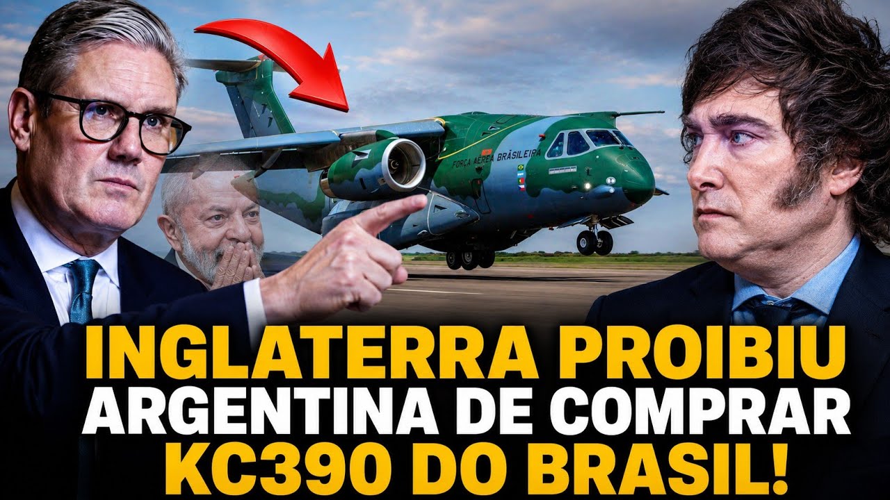 INGLETERRA PROIBE ARGENTINA COMPRAR DO BRASIL O KC390! COMO?