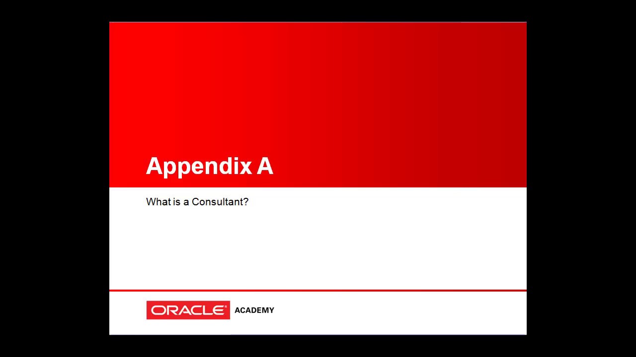 Oracle Academy, What is a Consultant?