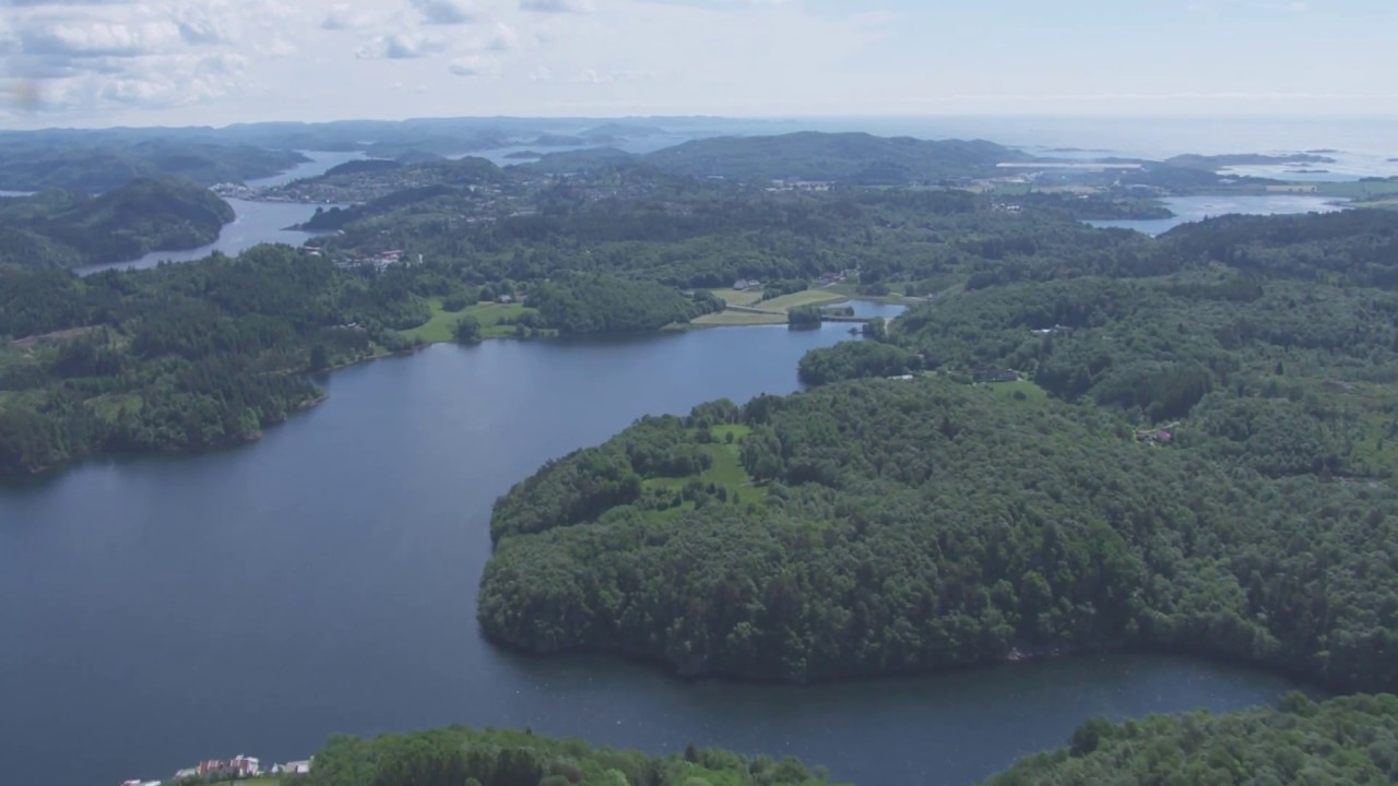 Hidra, Andabeløya, Lista, Vanse, Farsund - Flying Over Norway