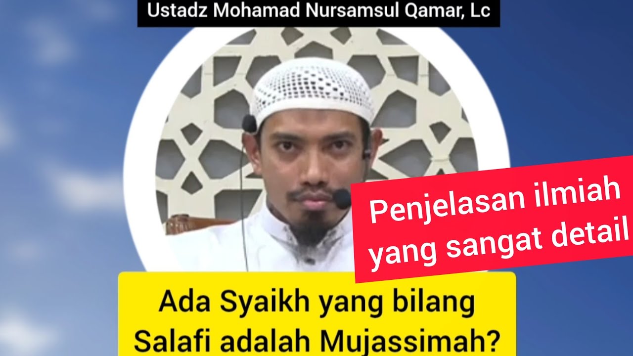 Ada Syaikh yang bilang 