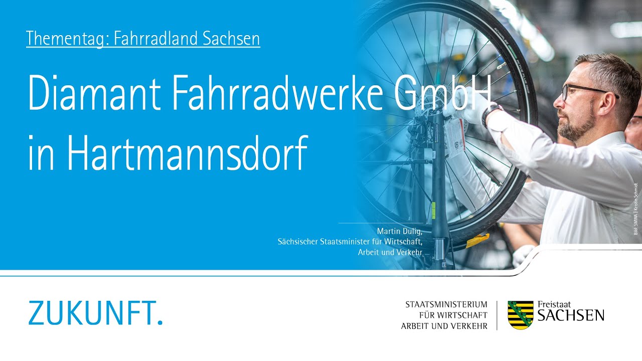 Diamant Fahrradwerke GmbH in Hartmannsdorf – Thementag Fahrradverkehr und Fahrradwirtschaft