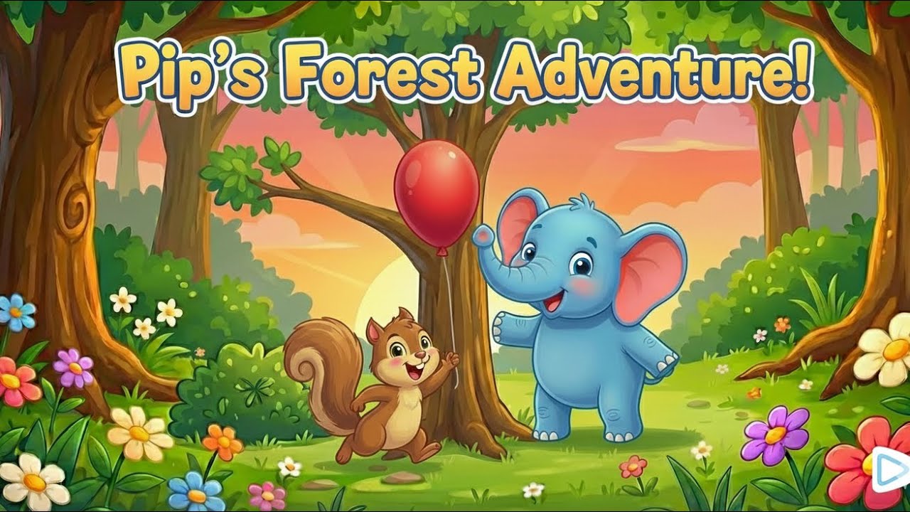 A Fun Forest Adventure with Pip 🐿️🐘 | Kids Storytime!