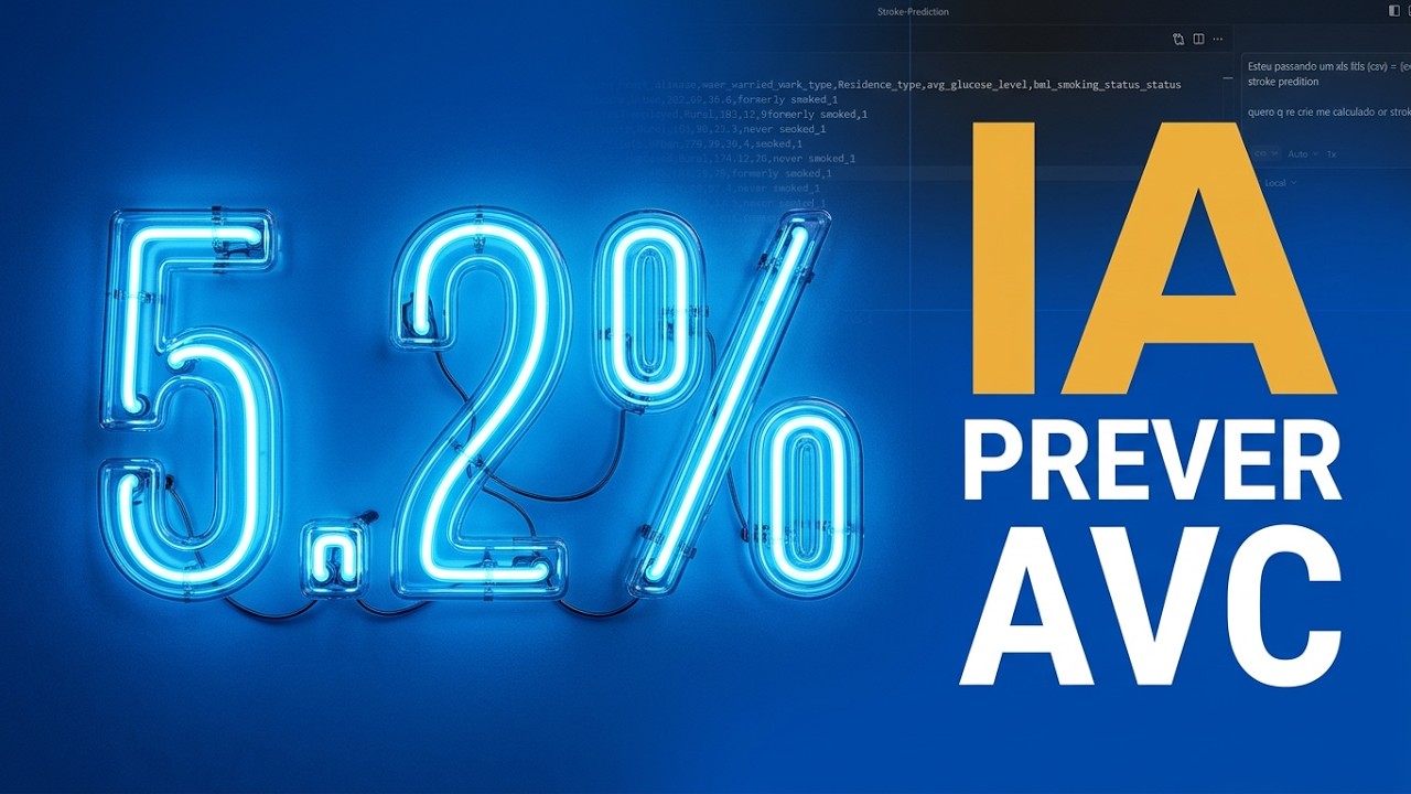 Treinei uma IA para prever AVC com dados reais – Projeto prático de Machine Learning para Iniciantes