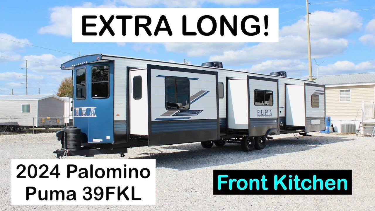 Безумный дом на колесах для дальних путешествий! Palomino Puma 39FKL 2024 года