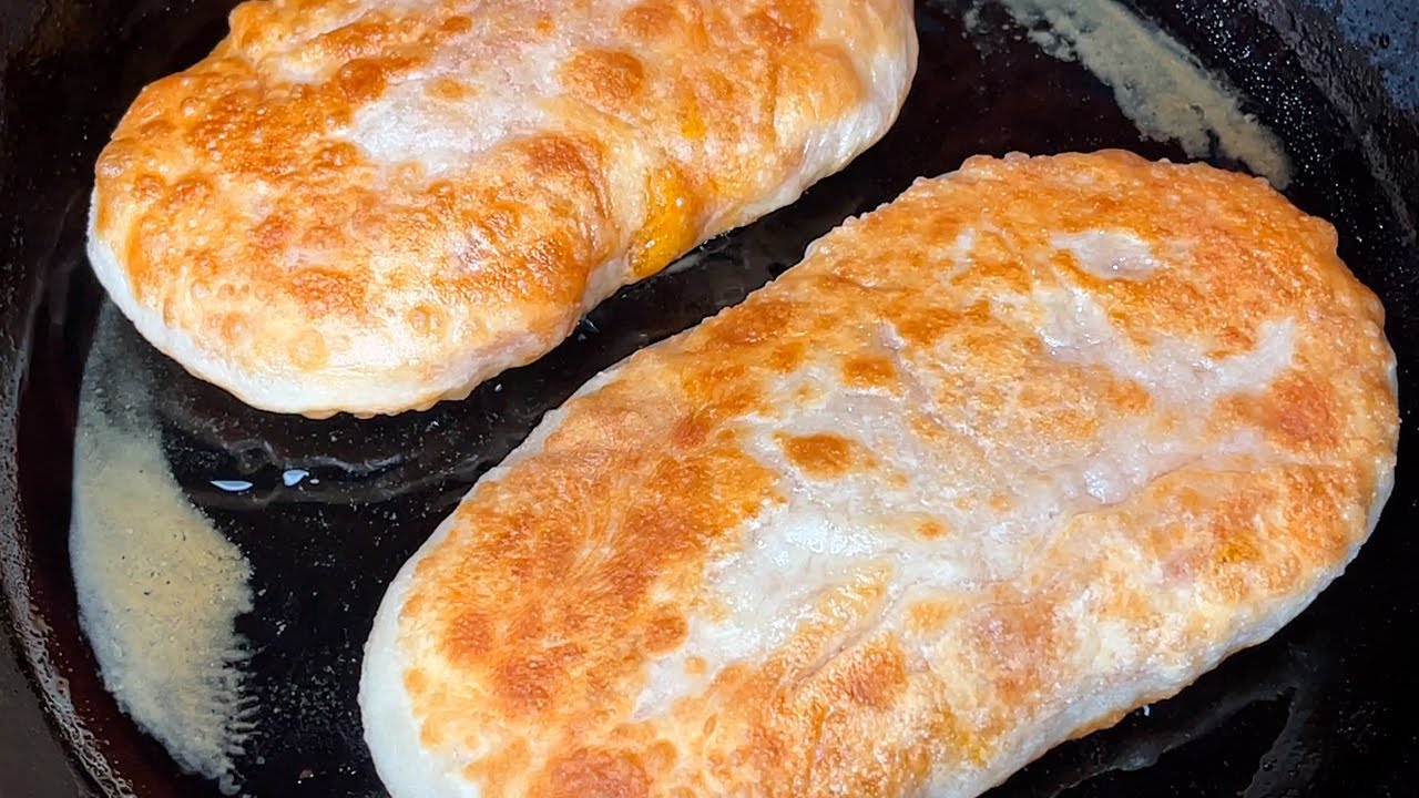 Recipe for fried pies with cabbage in a pan